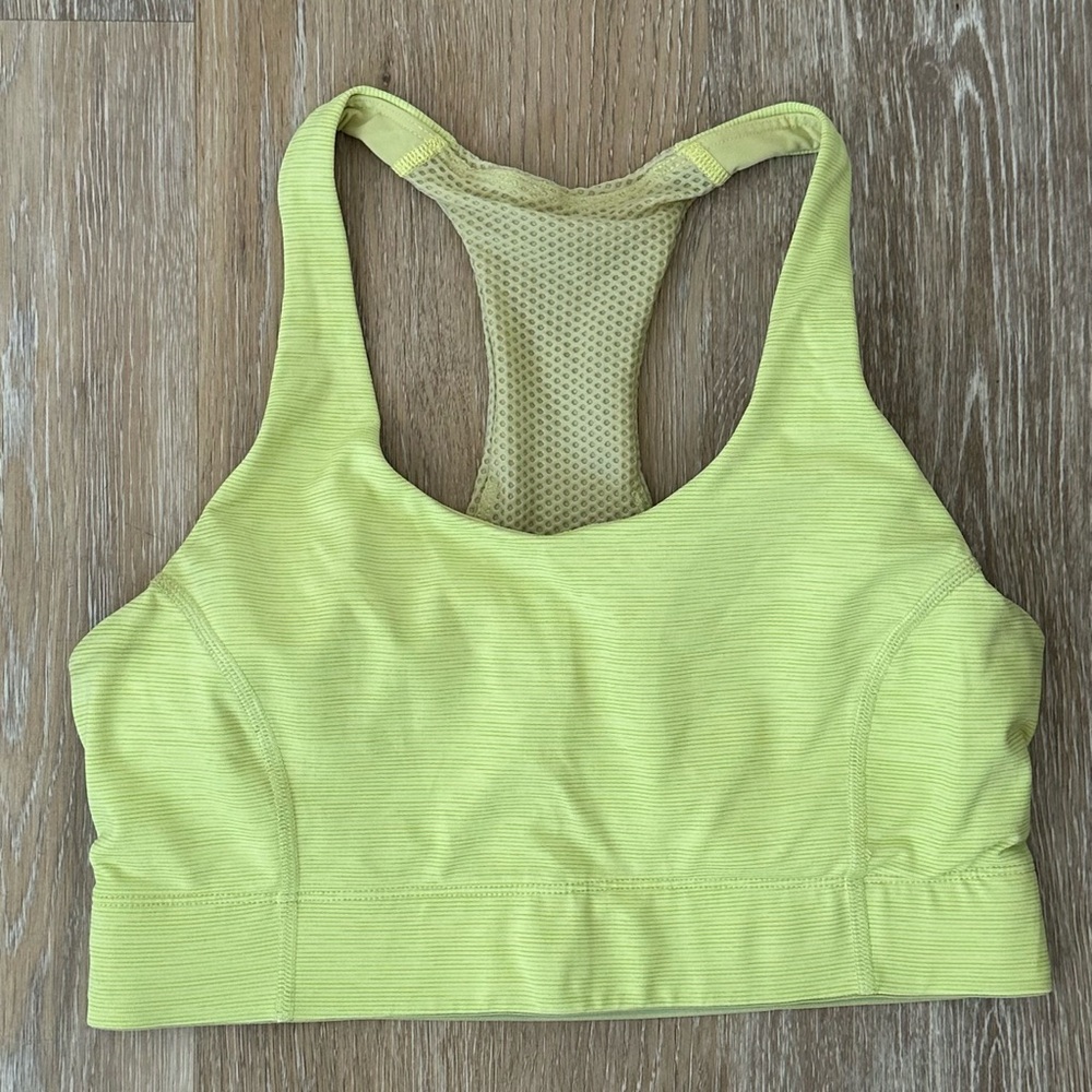 Outdoor Voices Doing Things Bra, Lime green